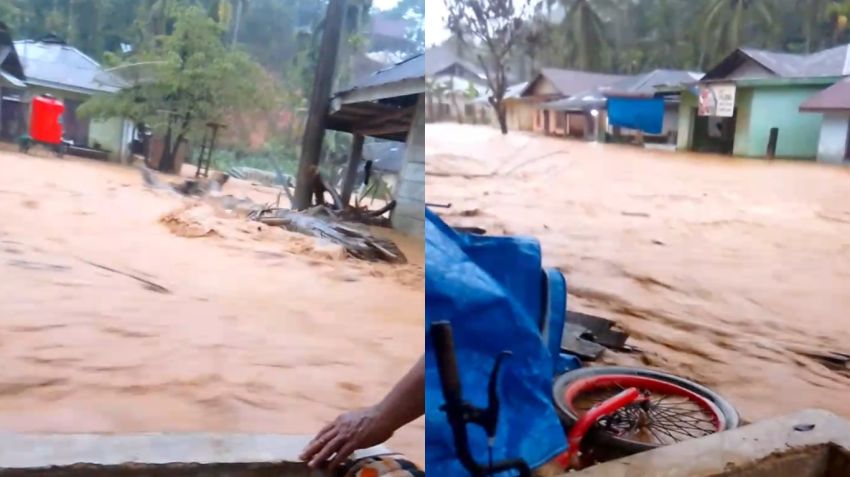 Banjir Kembali Terjang Tapteng, Bobby Nasution Sentil Bupati Masinton: Jangan Dibilang Politis Karena Beda Partai