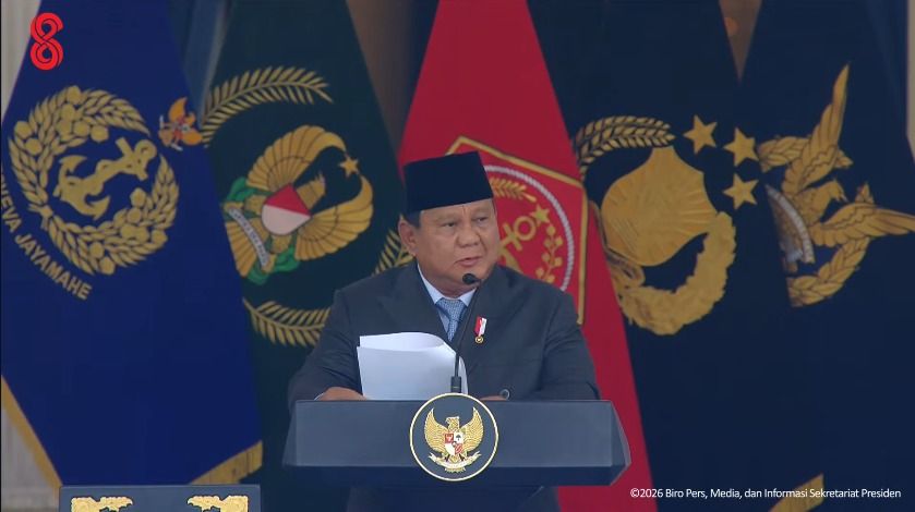 Prabowo Minta Perwira TNI-Polri Selalu Hadir untuk Rakyat Saat Menghadapi Kesulitan