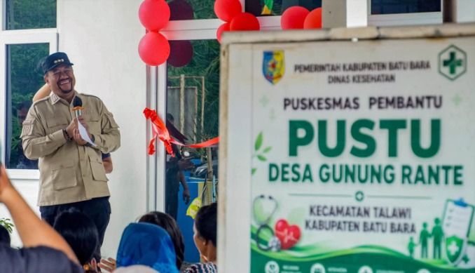 Bupati Batu Bara Resmikan Pustu Gunung Rante, Perkuat Akses Layanan Kesehatan Masyarakat