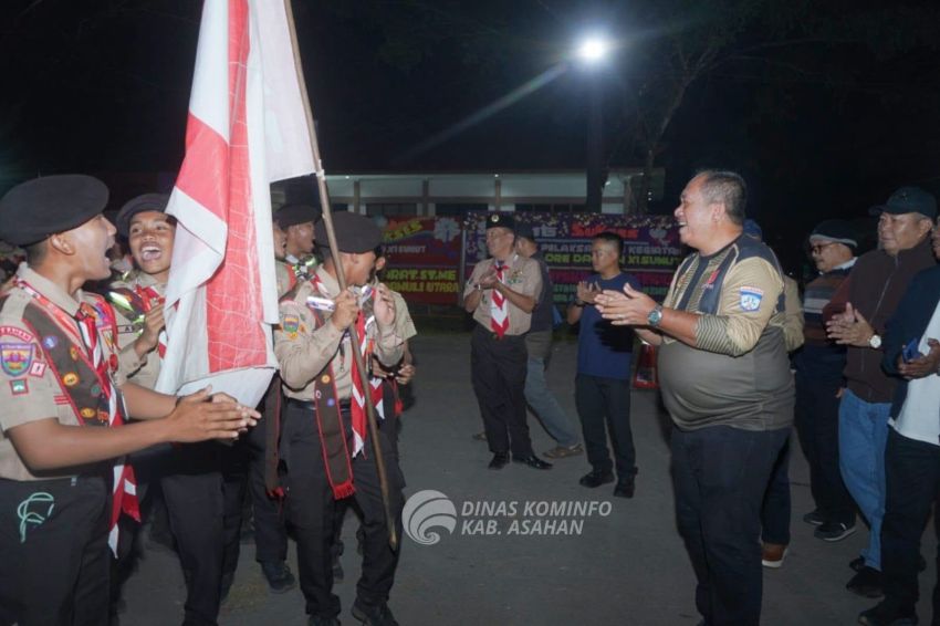 Bupati Asahan Hadiri Upacara Api Unggun Jamdasu XI 2026, Dukung Pembinaan Karakter Generasi Muda