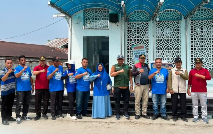 Pemko Tanjungbalai dan Partai Demokrat Gelar Gotong Royong Sambut HUT ke-25, Dukung Gerakan Langit Biru Indonesia ASRI
