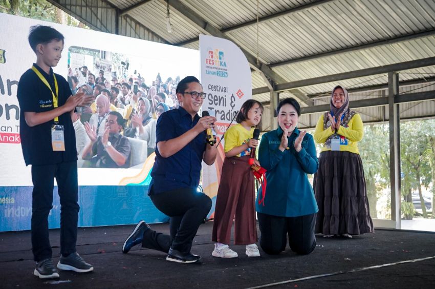 Kiran dan Tania Curi Perhatian di Hari Anak Nasional Medan, Rico Waas: Anak Indonesia Berpotensi Besar