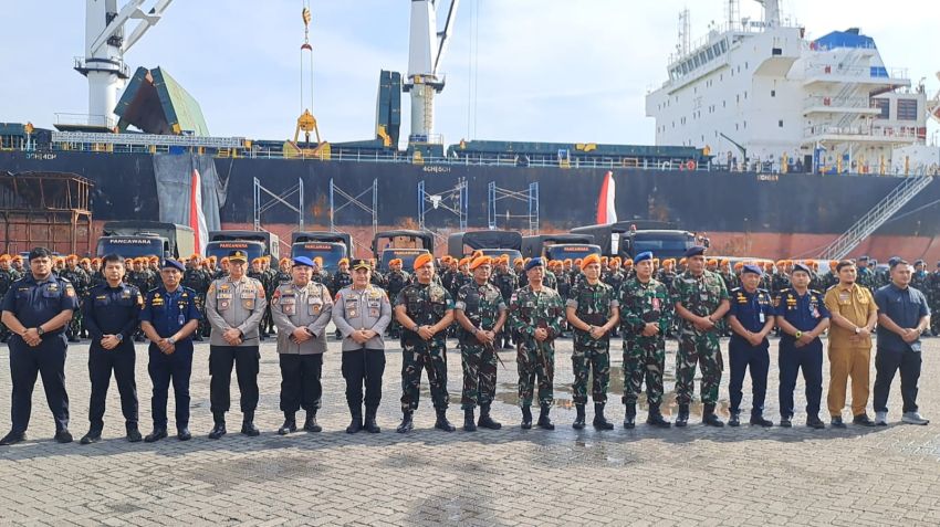 450 Prajurit Satgas Pamtas RI-PNG Pulang dari Papua, Tuntaskan Misi Jaga Jembatan Udara