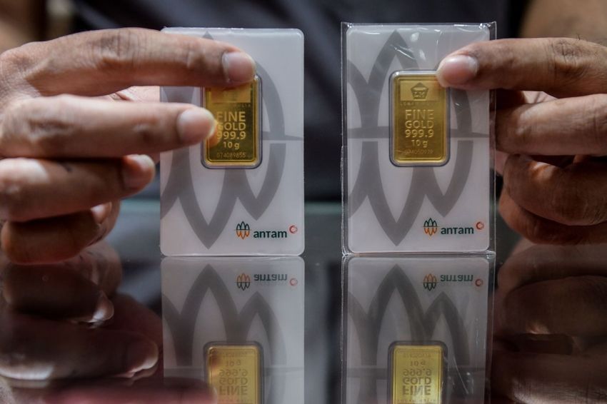 Harga Emas Antam Hari Ini Turun, Kini Rp2,633 Juta per Gram