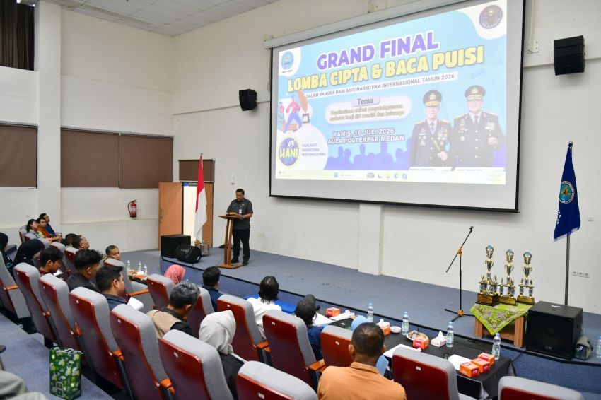 Pemprov Sumut Apresiasi Lomba Cipta dan Baca Puisi Antinarkoba BNN, Edukasi Generasi Muda Lewat Sastra