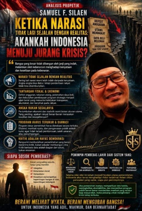 Ketika Narasi Tidak Lagi Sejalan dengan Realitas, Akankah Indonesia Menuju Jurang Krisis?