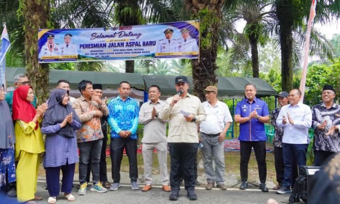 Bupati Batu Bara Syukuran Rampungnya Jalan Program Inpres, Akses Talawi&ndash;Datuk Tanah Datar Kini Makin Lancar