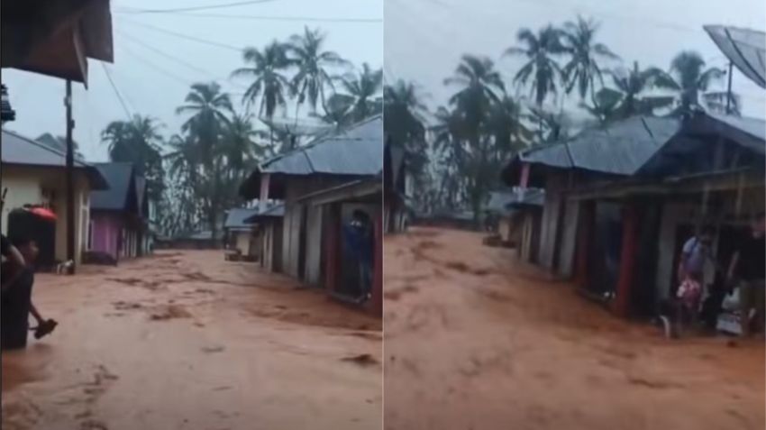 Banjir Bandang Kembali Terjang Tapteng, Hutanabolon Terendam Lagi, Warga Soroti Tanggul yang Jebol