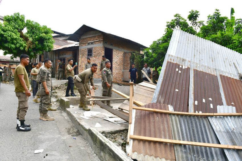 Eks Bioskop Ria Binjai Ditertibkan, Pemprov Sumut Amankan Aset Daerah