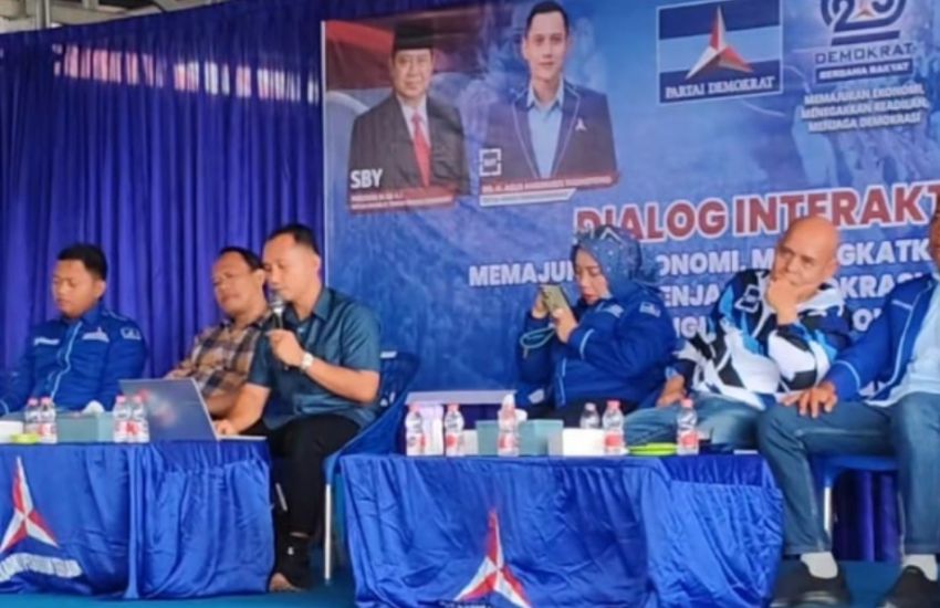 DPC Partai Demokrat Kota Binjai Gelar Dialog Interaktif, Bahas Penguatan Ekonomi, Keadilan, dan Demokrasi