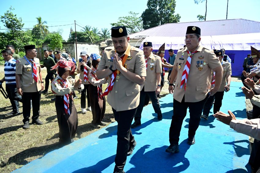 Bobby Nasution Tutup Jamdasu XI, Berangkatkan 19 Petugas Upacara ke Jambore Nasional 2026