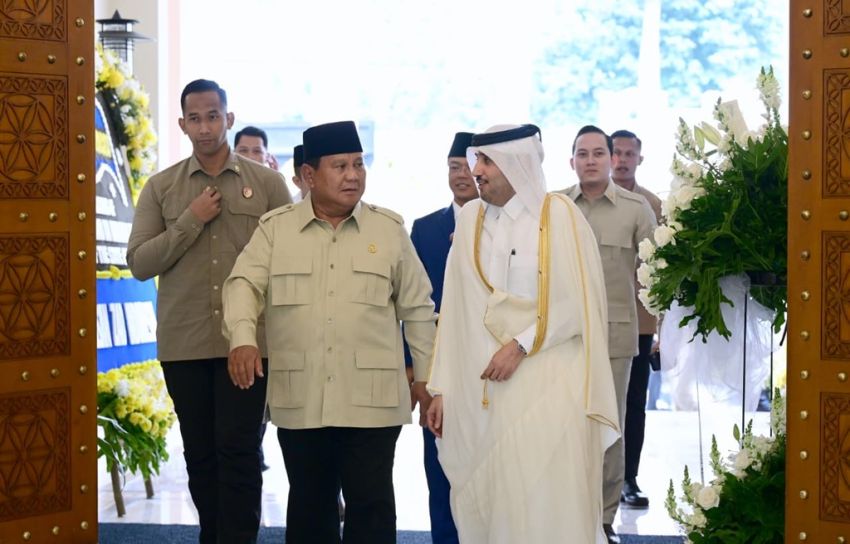 Prabowo Hormati Mendiang Sheikh Hamad, Datangi Kedubes Qatar Sampaikan Belasungkawa