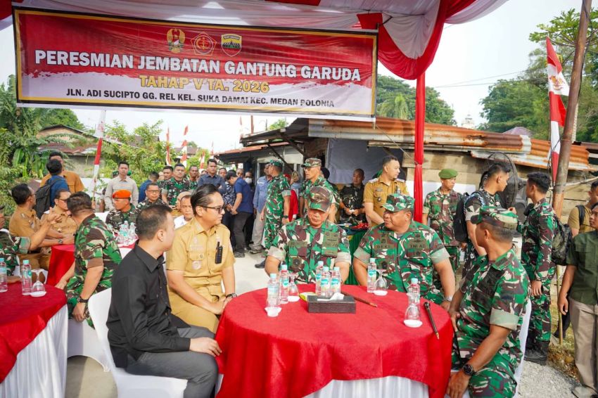 Jembatan Perintis Garuda Resmi Beroperasi, Mobilitas Warga Tiga Kecamatan di Medan Kembali Lancar