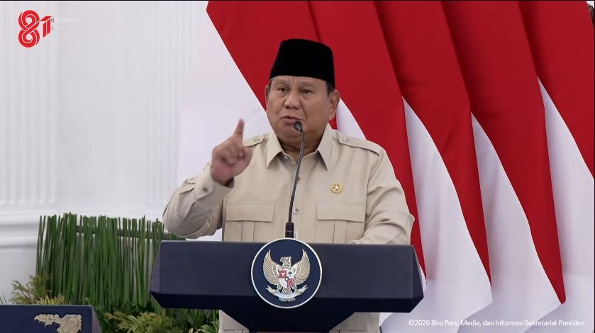 Prabowo Bantah Cap Indonesia Bangsa Malas, Rakyat Kerja Keras Tiap Hari