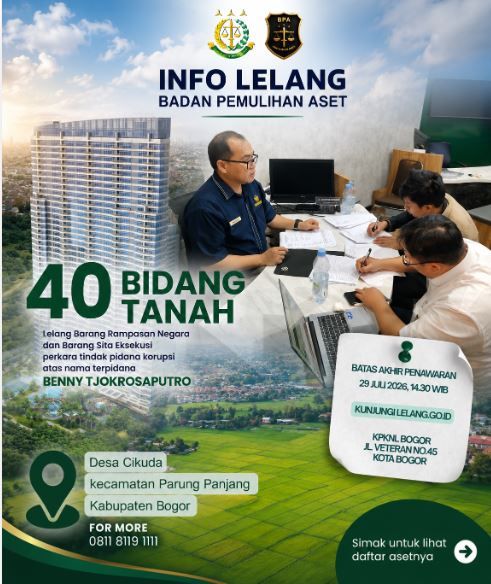 Kejagung Ubah Aset Korupsi Benny Tjokrosaputro Jadi Rp129 Miliar, Negara Raup Hasil Lelang Fantastis
