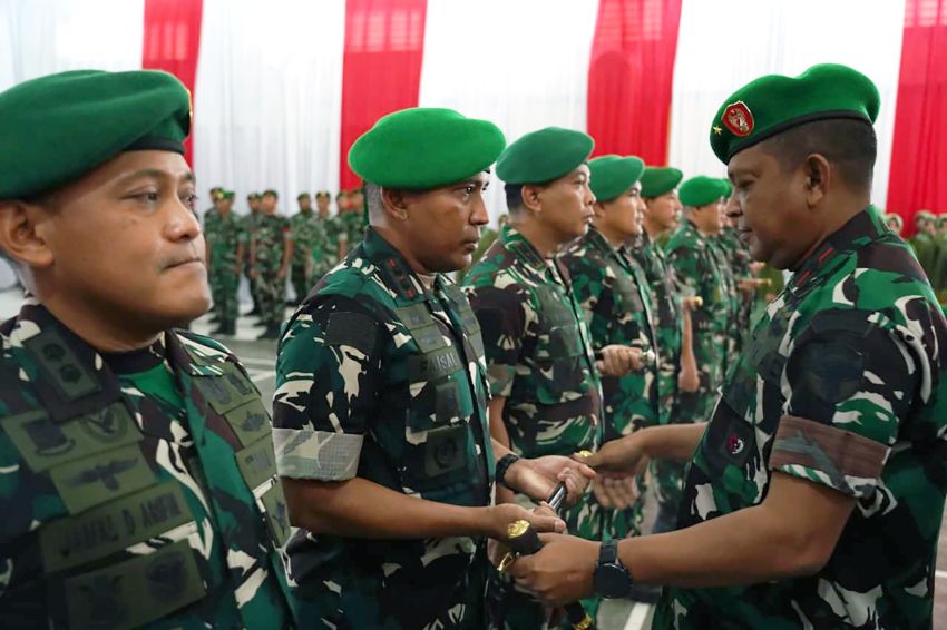 Danrem 011/Lilawangsa Pimpin Sertijab Lima Dandim, Tekankan Percepatan Pemulihan Pascabencana di Aceh