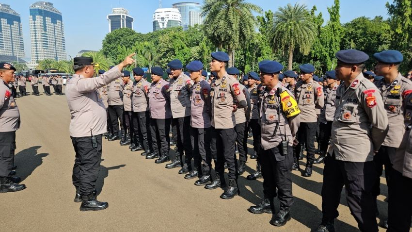 700 Personel Gabungan Kawal Dua Aksi Demo di Jakarta Pusat Hari Ini