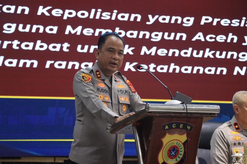 Kapolda Aceh Paparkan 10 Commander Wish, Jadi Pedoman Tingkatkan Kinerja dan Pelayanan Polri kepada Masyarakat