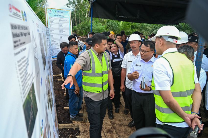 Bobby Nasution Tinjau Relokasi SMKN 1 Gido di Nias, Sekolah Langganan Banjir Dipindahkan ke Lokasi yang Lebih Aman