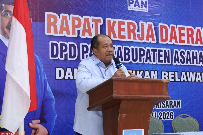 Bupati Asahan Hadiri Rakerda DPD PAN dan Pelantikan Relawan, Tekankan Pentingnya Sinergi untuk Pembangunan Daerah