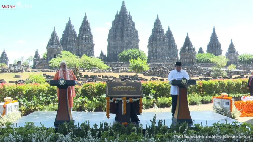 Prabowo Angkat Kisah Ramayana di Prambanan, Perkuat Diplomasi Budaya Bersama PM India Modi