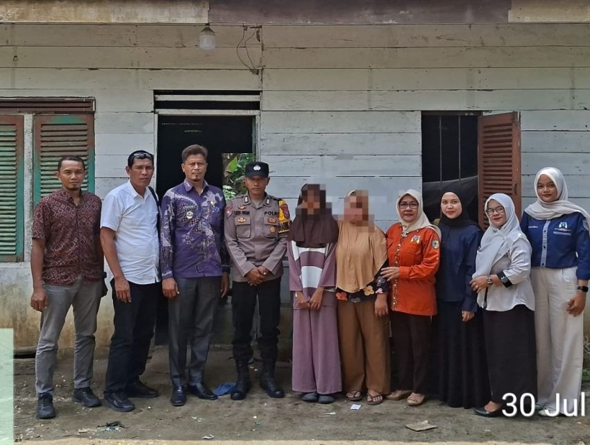 Dinsos PPPA Batu Bara Dampingi Anak Korban Dugaan Kekerasan Seksual di Petatal, Psikolog Turut Berikan Pendampingan