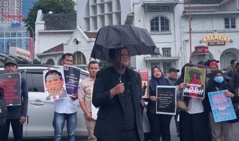 Jurnalis dan Masyarakat Sipil Gelar Aksi di Medan, Desak Presiden Prabowo Klarifikasi Pernyataan "Londo Ireng"