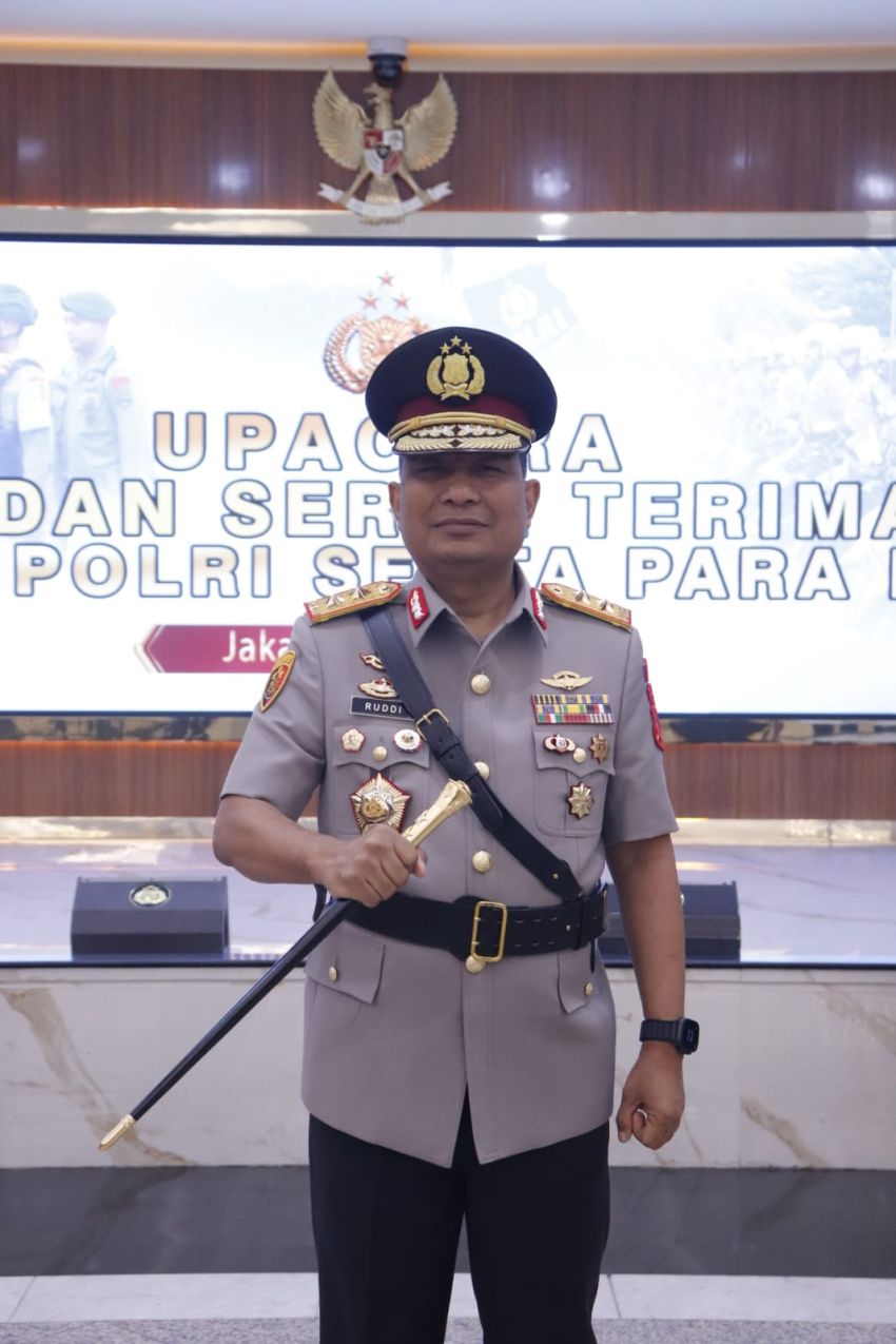 Kapolri Resmi Tunjuk Irjen Ruddi Setiawan Pimpin Polda Aceh, Tongkat Komando Berganti