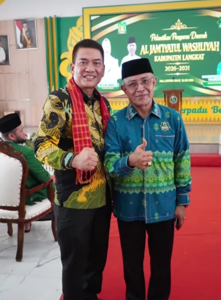 Ketua PMS Langkat Hadiri Pelantikan Al-Washliyah, Titip Pesan: Jadikan Rumah Besar Umat