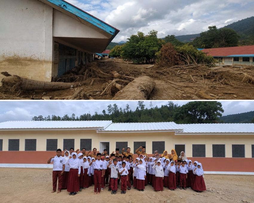 Siswa SDN 10 Linge Mulai Tinggalkan Tenda, Empat Ruang Kelas Darurat Resmi Digunakan Pascabanjir Aceh Tengah