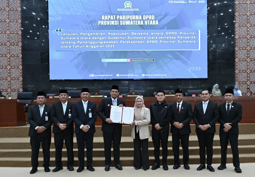 Bobby Nasution dan DPRD Sumut Sepakati Ranperda Pertanggungjawaban APBD 2025, Segera Dievaluasi Mendagri
