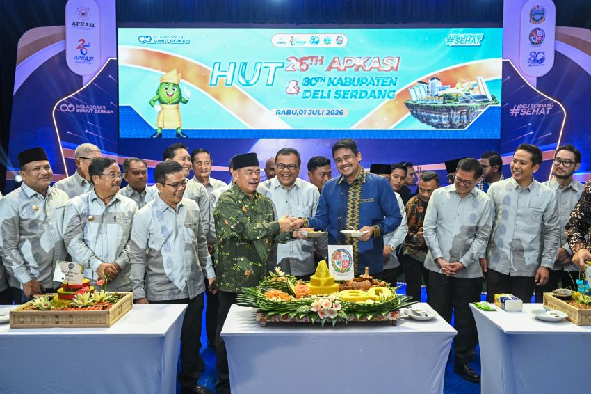 Hadiri HUT APKASI di Deli Serdang, Bobby Nasution Dorong Sinkronisasi Kebijakan Fiskal antara Pemprov dan Kabupaten