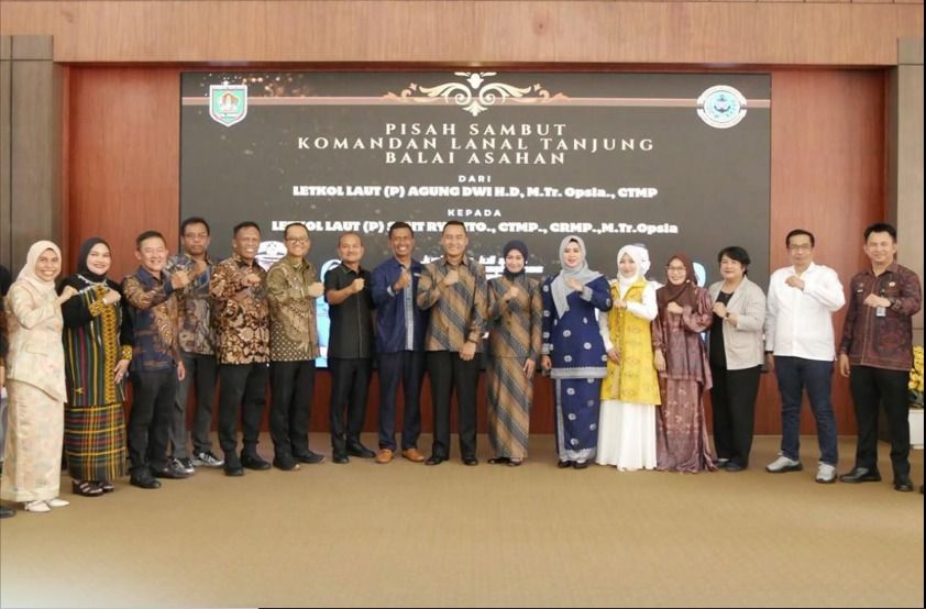 Danlanal TBA Berganti, Wali Kota Tanjungbalai Perkuat Sinergi Forkopimda