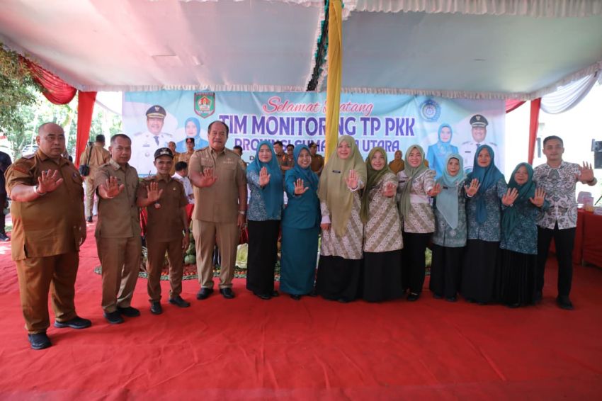 Bupati Taufik Sambut Tim Monitoring PKK Sumut, Asahan Tampilkan Program Unggulan