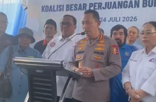 Kapolri: Sampai Napas Saya Habis, Saya Akan Terus Berjuang untuk Kesejahteraan Buruh