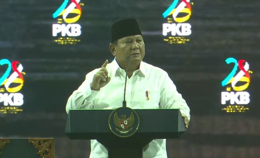 Prabowo Tegur Kader PKB Pakai Kaus Bertuliskan "Prabowonomics": Saya Tidak Pantas