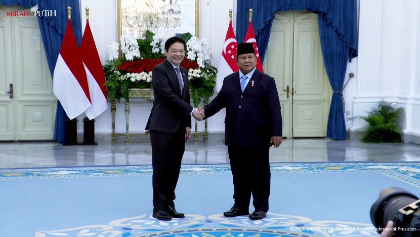 Prabowo Sambut PM Singapura di Istana, Puluhan Kesepakatan Siap Diteken