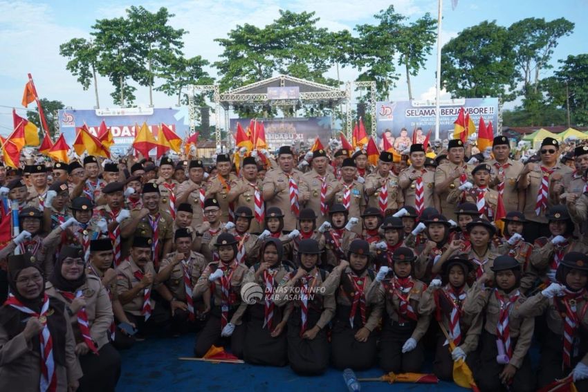 5.575 Peserta Ramaikan Jamda XI Pramuka Sumut di Sibolangit, Wabup Asahan Hadir