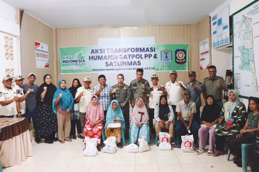 Satpol PP Binjai Gelar Program ASRI, Perkuat Pelayanan Humanis dan Berbagi dengan Masyarakat