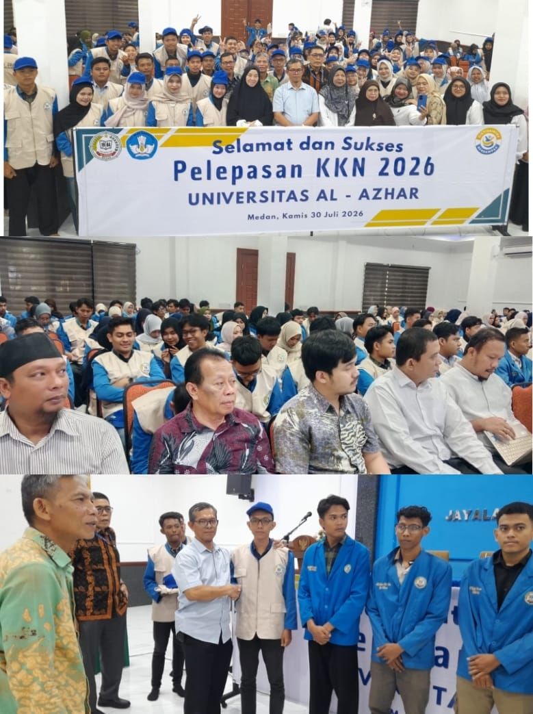 Rektor Al-Azhar Medan Lepas 500 Lebih Mahasiswa KKN ke Tiga Kabupaten, Tekankan Pengabdian dan Kolaborasi dengan Masyarakat