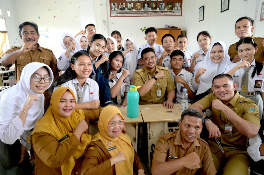 Bobby Nasution Buka MPLS 2026 se-Sumut, Ajak Siswa Hormati Guru dan Orang Tua