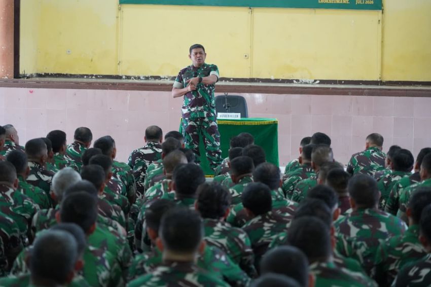 Danrem Lilawangsa Perintahkan Prajurit dan ASN TNI Tingkatkan Kemampuan Menembak, Tekankan Disiplin dan Kesehatan