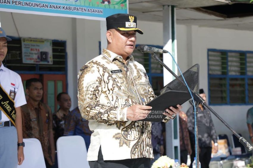 Wabup Asahan Pimpin Peringatan Hari Anak Nasional 2026, Tegaskan Komitmen Lindungi Hak Anak