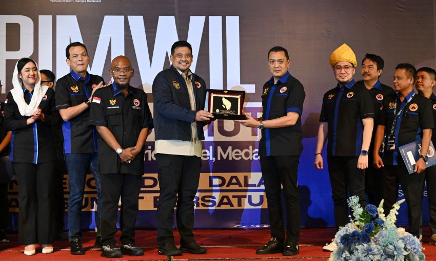 Buka Rapimwil GP Nasdem Sumut, Bobby Nasution Ajak Generasi Muda Perkuat Nasionalisme dan Lawan Ancaman Narkoba serta Judol