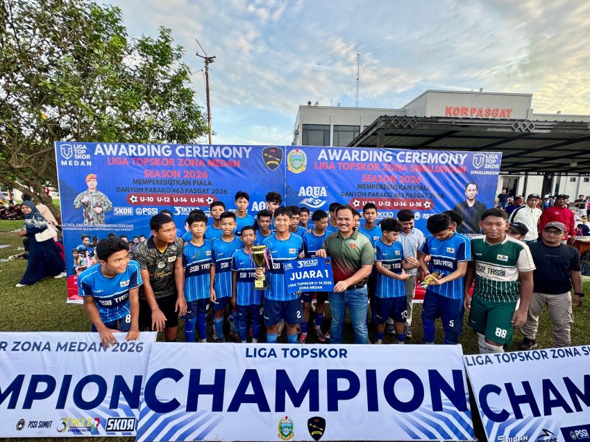 Batalyon Parako 463 Pasgat Sukses Gelar Liga TopSkor Zona Medan dan Simalungun 2026