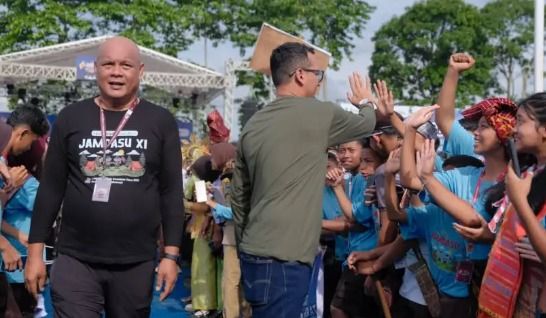 Bupati Labusel Hadiri Api Unggun Jamdasu XI 2026, Dorong Generasi Muda Berkarakter dan Berjiwa Pemimpin