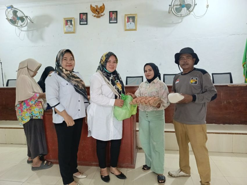 PMT untuk Kader Posyandu Desa Suka Maju, Bentuk Apresiasi Pemerintah Desa dalam Mendukung Pelayanan Kesehatan Masyarakat