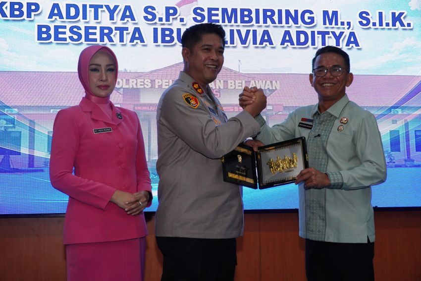 Kapolres Pelabuhan Belawan Berganti, Wawako Medan Ajak Perkuat Sinergi Berantas Kriminalitas