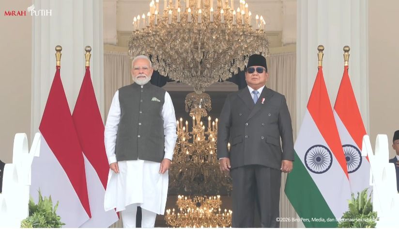 Prabowo Sambut PM Modi di Istana, RI-India Perkuat Kerja Sama Strategis di Berbagai Bidang