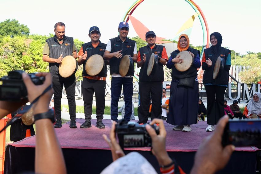 Senam Bersama di Banda Aceh, Sekda M. Nasir Ajak Warga Sukseskan Sensus Ekonomi 2026